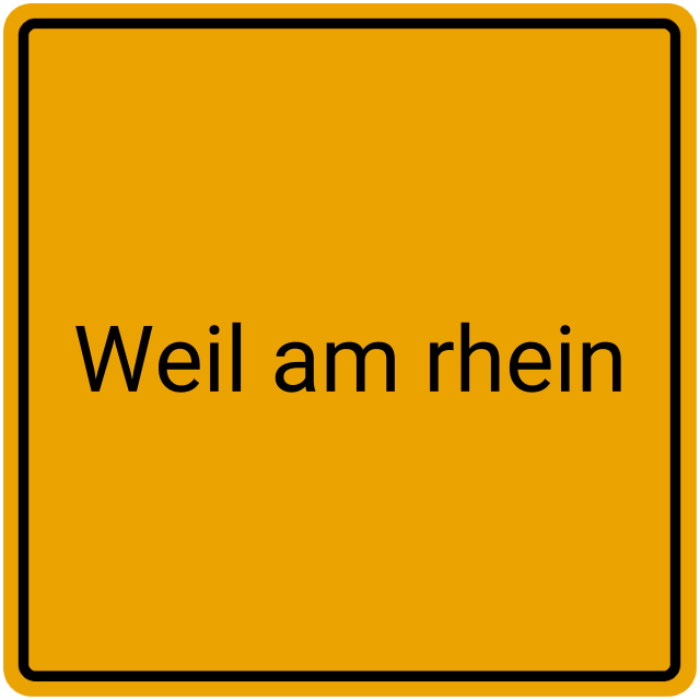 Meldebestätigung Weil am Rhein